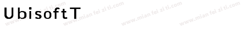 UbisoftTitleOne Bold字体转换